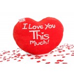 Grabadeal I Love You This Much Giant Heart (Red) - 120 cm